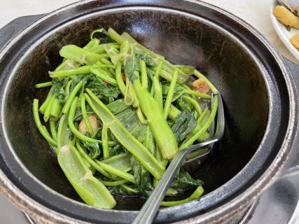 料理_Claypot Water Spinach